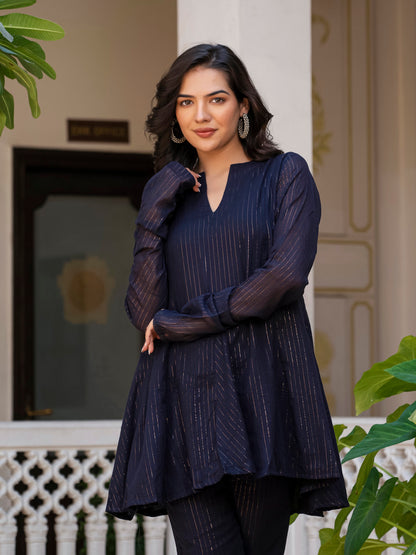 Celestial shimmer lurex co-ord set