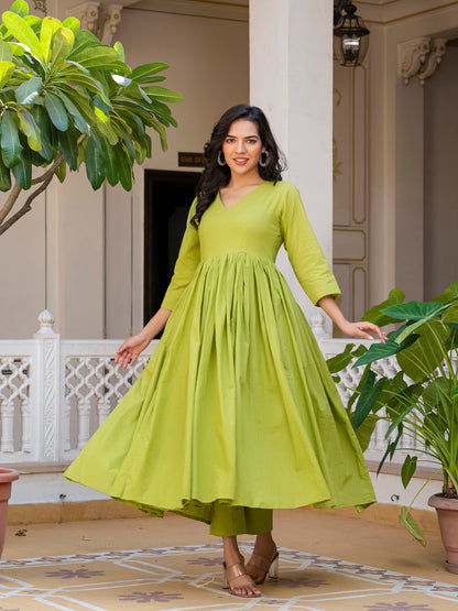 Green Goddess Gleam Kurta Set